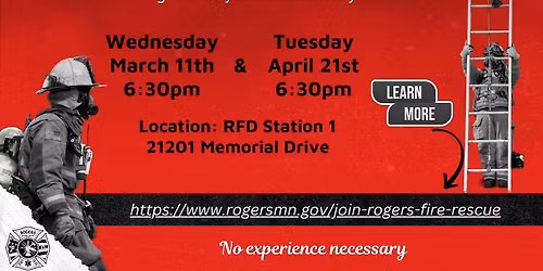 Rogers Firefighter Informational Night