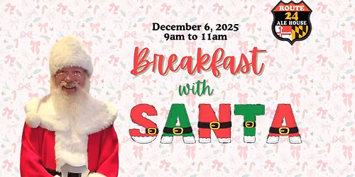 Breakfast with Santa at Route 24 Ale House