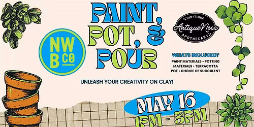 Paint, Pot, & Pour Workshop @ Noon Whistle Brewing Co.