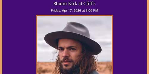 Shaun Kirk at Cliff\u2019s 