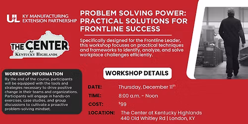 PROBLEM SOLVING POWER: PRACTICAL SOLUTIONS FOR FRONTLINE SUCCESS