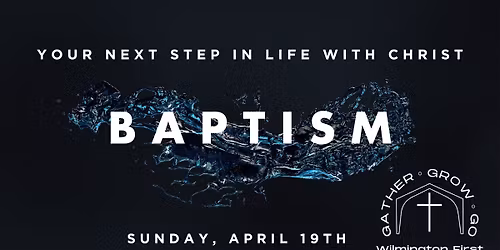 Baptism Sunday! 