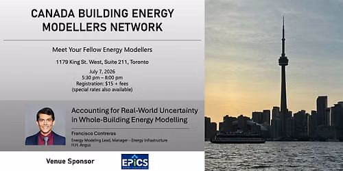 Canada Building Energy Modellers Networking Event - Toronto July 2026