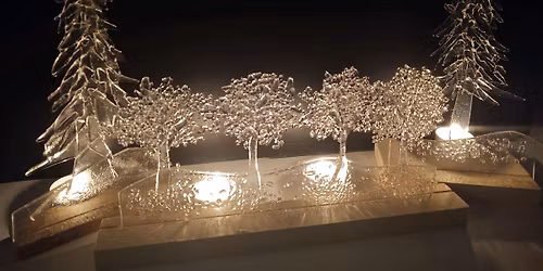 Fused Glass Trees