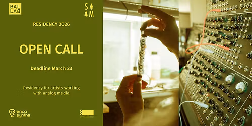 Open Call for Artist Residency 2026