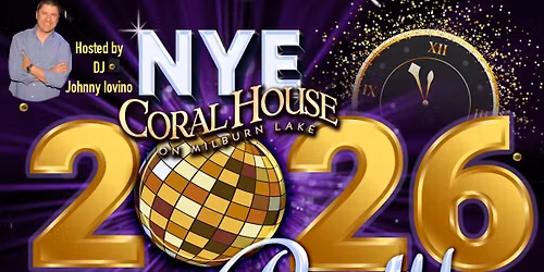 Disco Unlimited New Year's Eve Party st the Coral House - Ring in 2026!