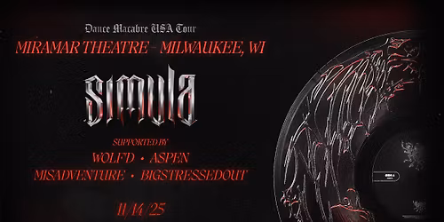 Simula: Dance Macabre USA Tour at The Miramar Theatre