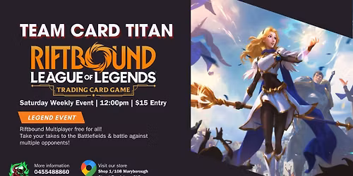 Riftbound: League of Legends - Multiplayer Legend Event