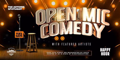 The Artemis Spotlight - Open Mic Comedy - FREE
