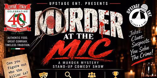 M**der at the Mic: Comedy M**der Mystery Dinner & Show - San Antonio, TX