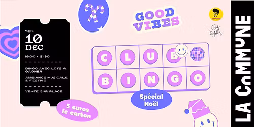 Club Bingo - Sp\u00e9cial No\u00ebl\ud83c\udf84