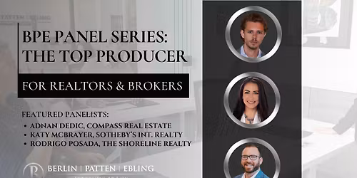 BPE Panel Series: The Top Producer