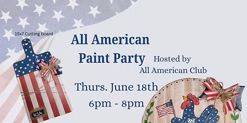 All American Paint Party hosted by All American Club - Duluth
