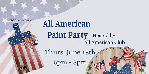 All American Paint Party hosted by All American Club - Duluth