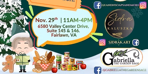 Shop Small Saturday & Food Drive, With Gabriella, Naomi, & Sidra!