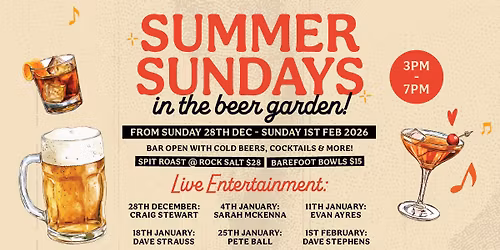 Summer Sundays in the beer garden! \u2600\ufe0f\ud83c\udf7b\ud83c\udfb5