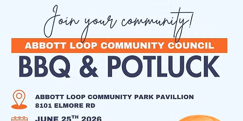 ALCC Community BBQ & Potluck