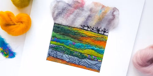 Create a felt and textile landscape workshop