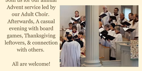 Advent Lessons and Carols and Family Game Night