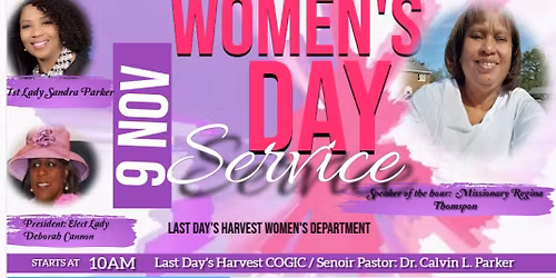 Last Days Harvest Women's Day Service