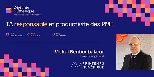 D\u00e9jeuner num\u00e9rique : IA responsable et productivit\u00e9 des PME