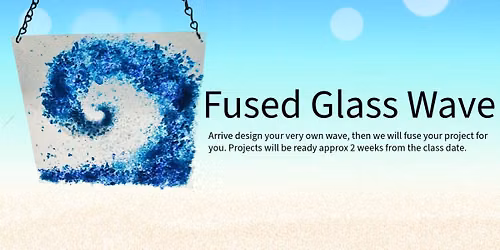 Fused Glass Wave - Havre De Grace MD