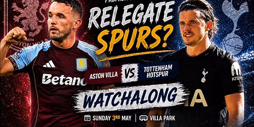 Aston Villa vs Tottenham Hotspur at Villa Park
