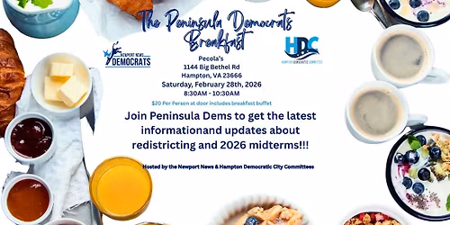 February Peninsula Democrats Breakfast