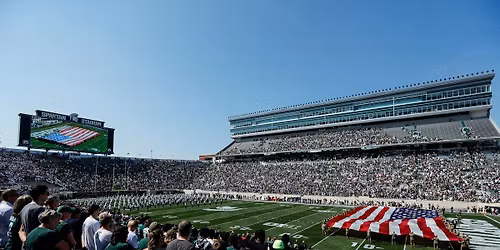 Youngstown State Penguins at Michigan State Spartans Football at Spartan Stadium-MI