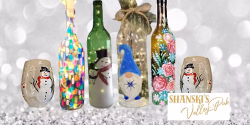 Glass Paint Party at Shanski\u2019s Valley Pub 21+