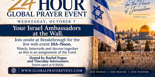 24 Hour Global Prayer Event
