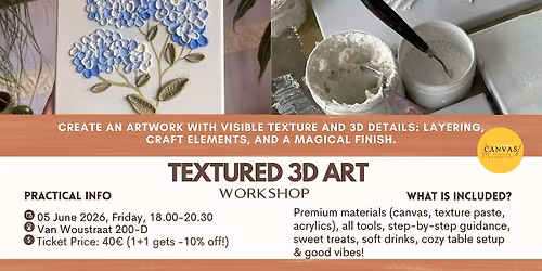 Textured 3D Art Workshop