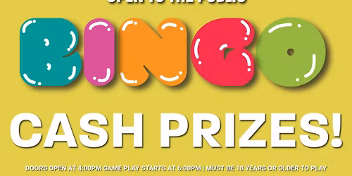 Thursday Night Bingo at Meridian Senior Center