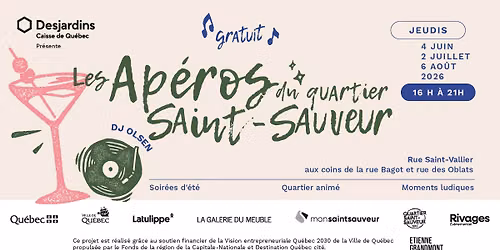 Les Ap\u00e9ros du quartier Saint-Sauveur