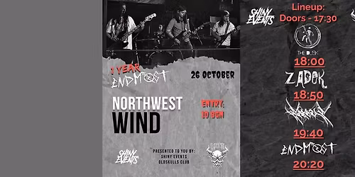 NORTHWEST WIND: 1 Year Endmost! | 26.10 | OLDSKULLS CLUB