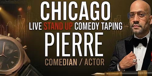 Comedian Pierre Live Stand-Up Taping