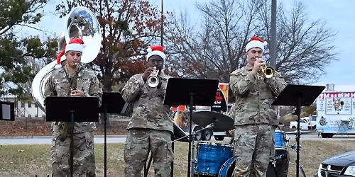"Victory Brass" at the 2025 Fort Jackson Holiday Tree-lighting