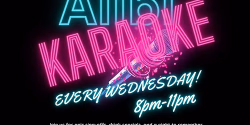 Wednesday Night Karaoke At The Alibi!