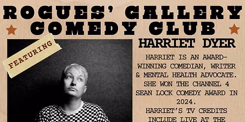 Rogues' Gallery Comedy Club: Harriet Dyer + Mike Reed