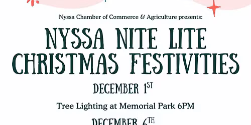 Nyssa Nite Lite Christmas Parade