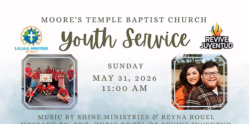 Youth Sunday - May 2026