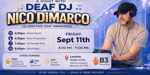 Deaf DJ Nico DiMarco - Celebrating Deaf Awareness