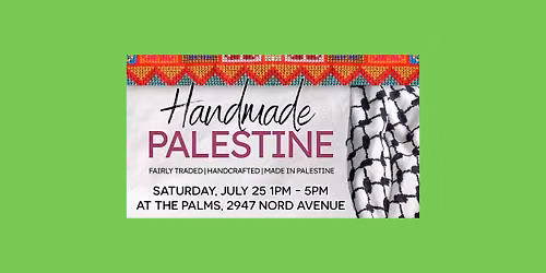 Handmade Palestine Bazaar