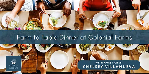 Farm to Table Dinner: Korean-American Fusion at Colonial Farms