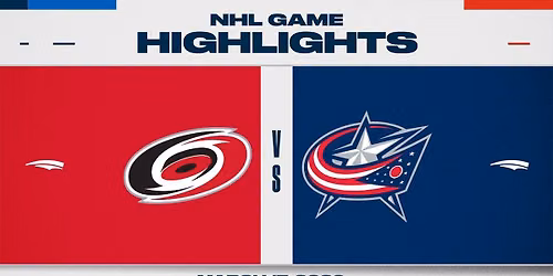 Columbus Blue Jackets vs. Carolina Hurricanes