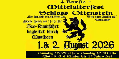 4. Benefiz-Mittelalterfest Schloss Ottenstein