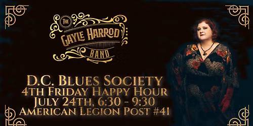 The Gayle Harrod Band - DC Blues Society 4th Friday Happy Hour 