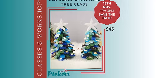 Sea Glass Christmas Tree Class