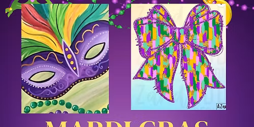 Mardi Gras Canvas Class