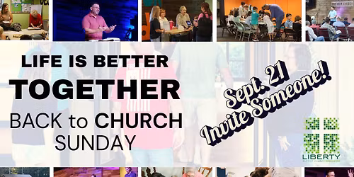 Back to Church Sunday at Liberty
